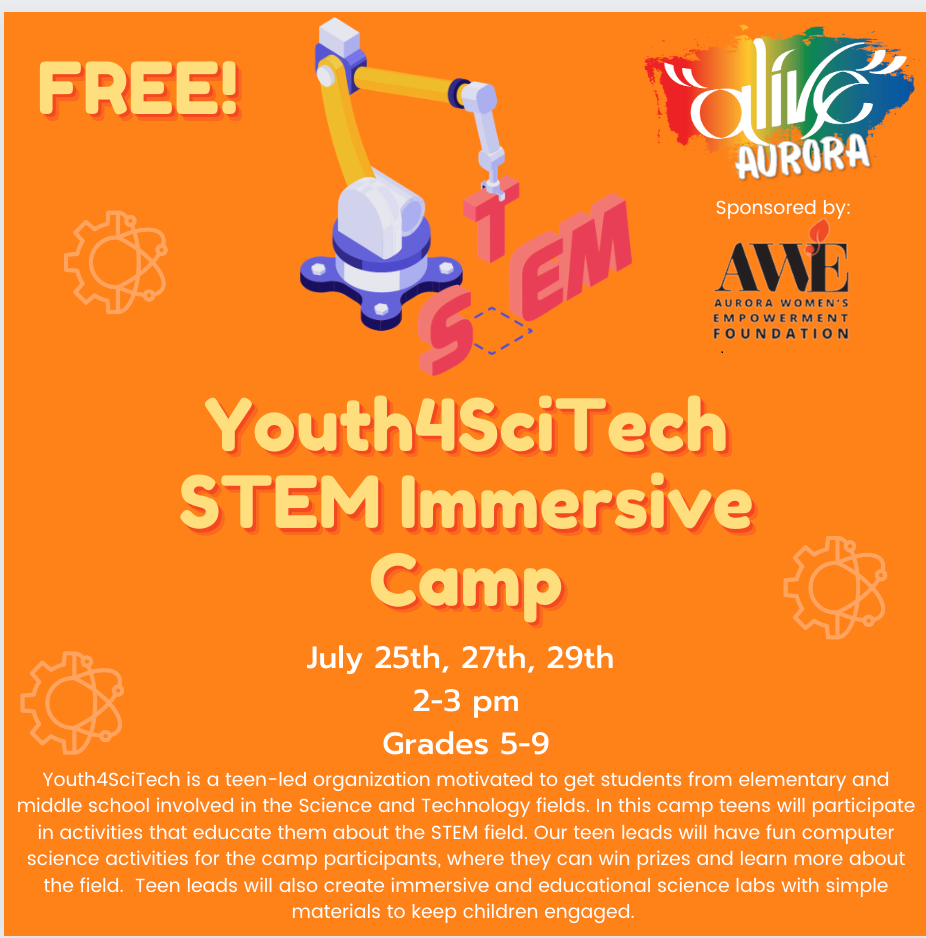 Alive Center Aurora Offers FREE Girls Engineering Camp and